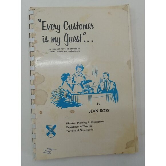 Every Customer Is My Guest – Vintage Manual, Restaurant Service - Picture 3 of 5